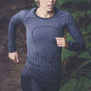 lululemon athletica Blue Long Sleeve Top